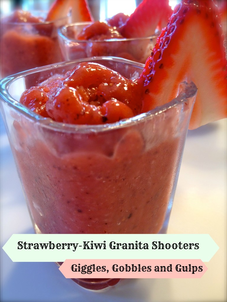 StrawberryKiwi Granita Dessert Shooter Recipe Giggles, Gobbles and Gulps